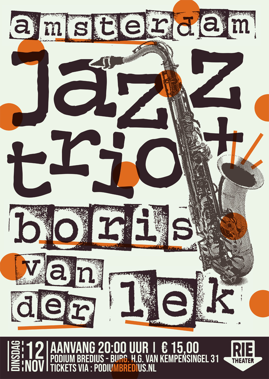 Amsterdam Jazz Trio en Boris van der Lek - dinsdag 12 november